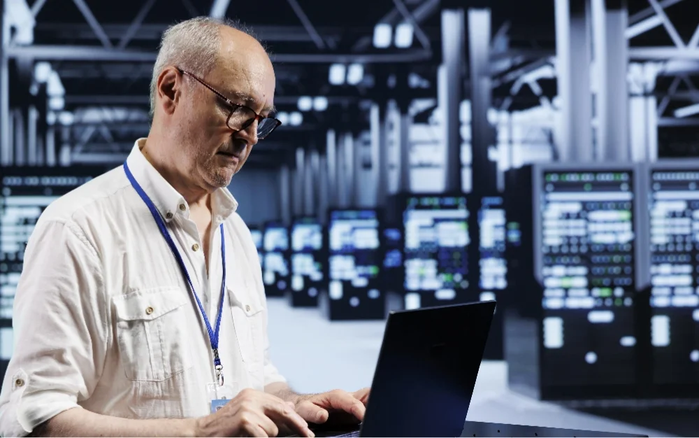 Vendor specialist providing instant AR remote assistance to a customer