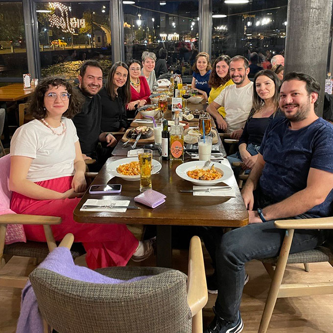 VSight team members at a company event