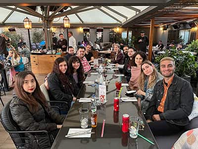 VSight team members at a company event