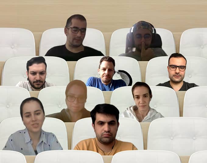 VSight team members at a company event