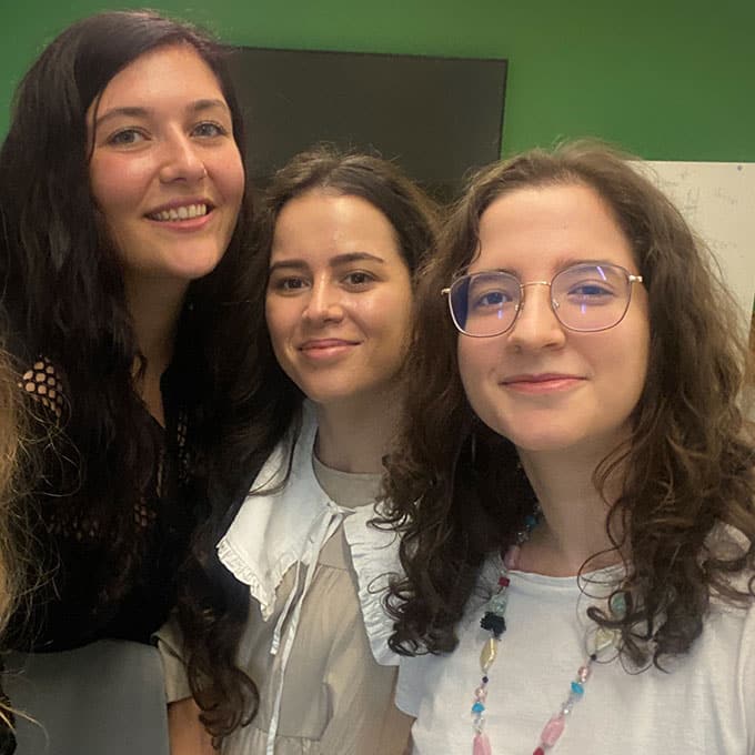 VSight team members at a company event