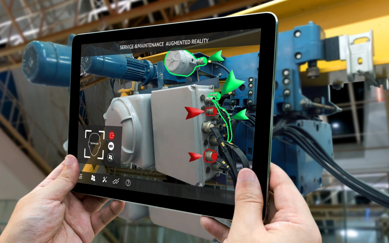 VSight AR Remote Assistance platform providing real-time expert support to field technicians through augmented reality for efficient issue resolution in manufacturing and maintenance