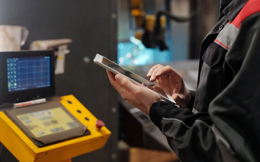Onsite staff following pre-recorded video guidelines in an emergency