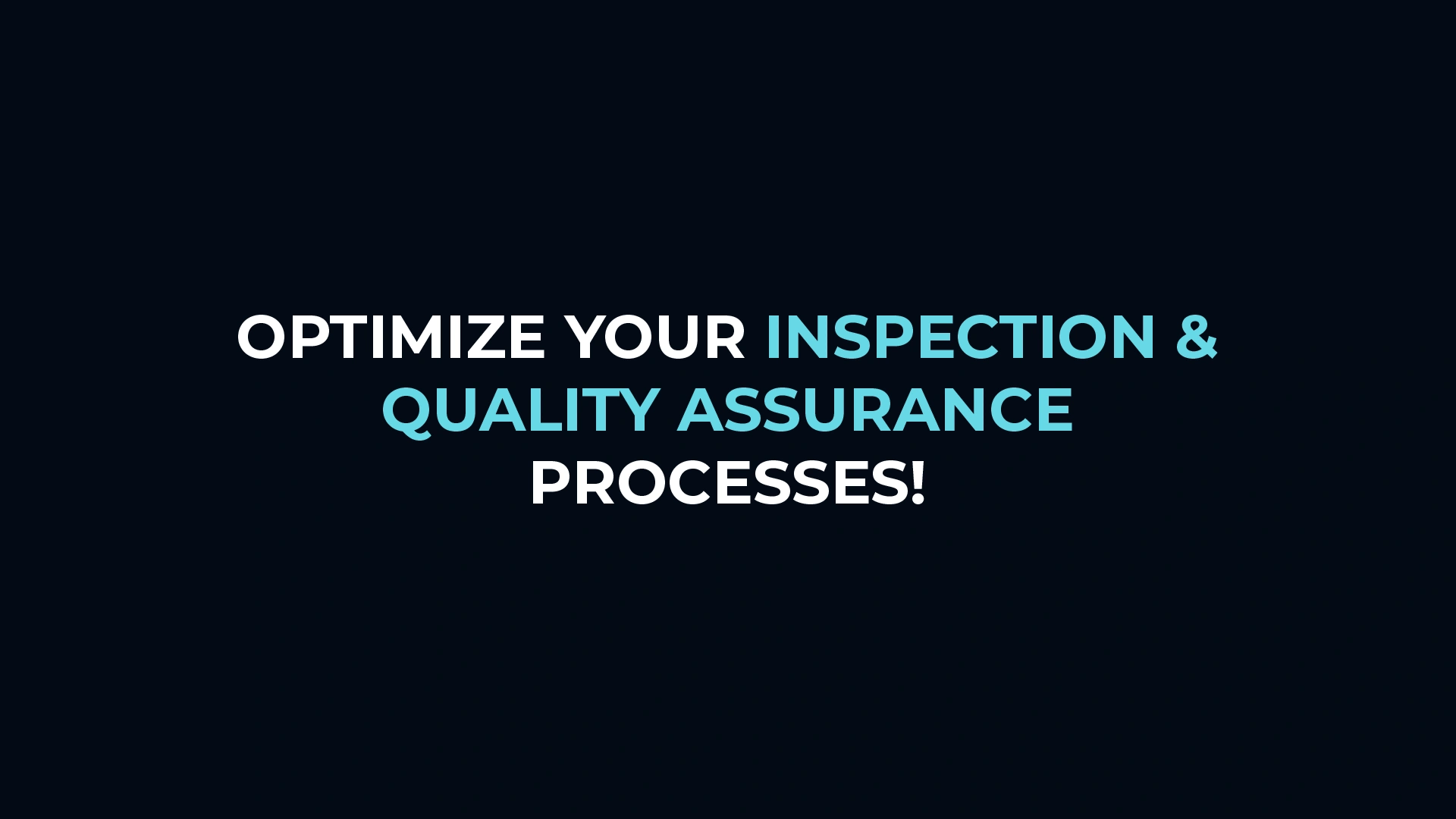Optimize Auditing & Inspection Processes